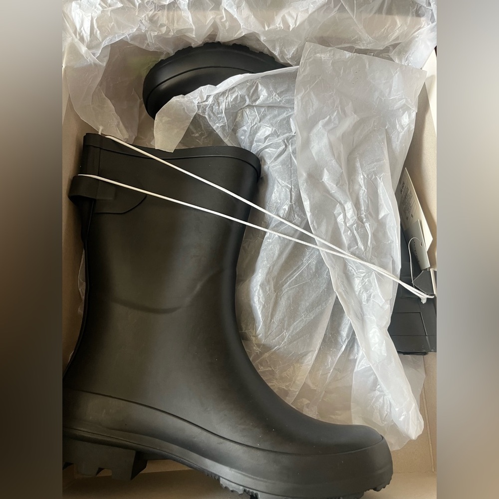 Womens Vicki Mid Calf Rain Boots | A New Day | Black - Picture 3 of 5